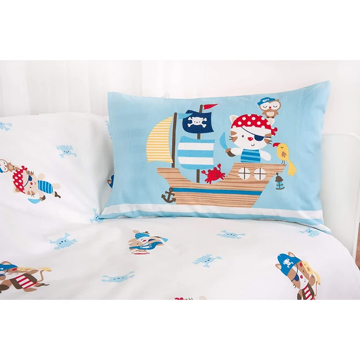 Herding Baby Bettwäsche Lara Little Pirat 100 x 135 und 40 x 60 cm – Bild 5