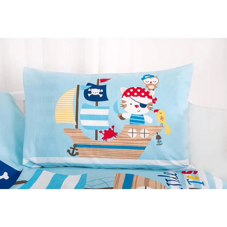Herding Baby Bettwäsche Lara Little Pirat 100 x 135 und 40 x 60 cm – Bild 6