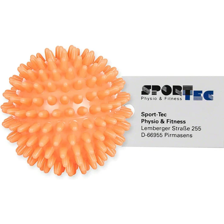 Igelball Massageball Reflexzonen Massage Selbstmassage hart 6 cm lichtgrau, lichtgrau – Bild 1