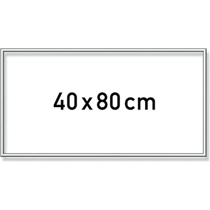 Schipper 605250768 Malen nach Zahlen, Alurahmen 40 x 80 cm, silber matt ohne Glas für Ihr Kunstwerk, einfache Selbstmontage – Bild 1