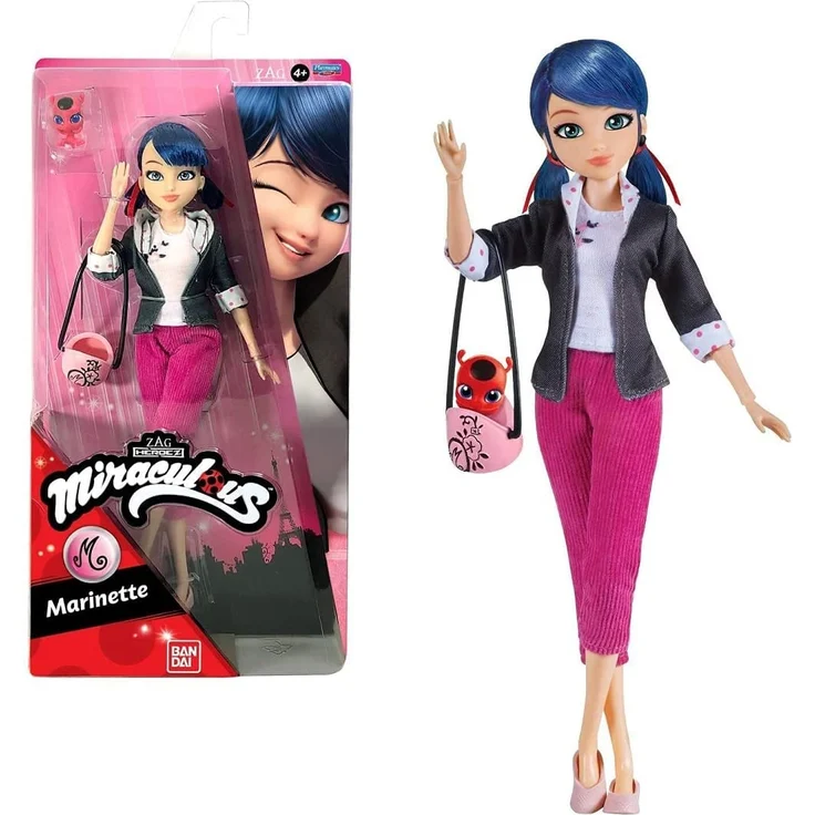 Bandai - Miraculous - Puppe - Marinette - 26 cm große Ankleidepuppe - P50005 – Bild 3