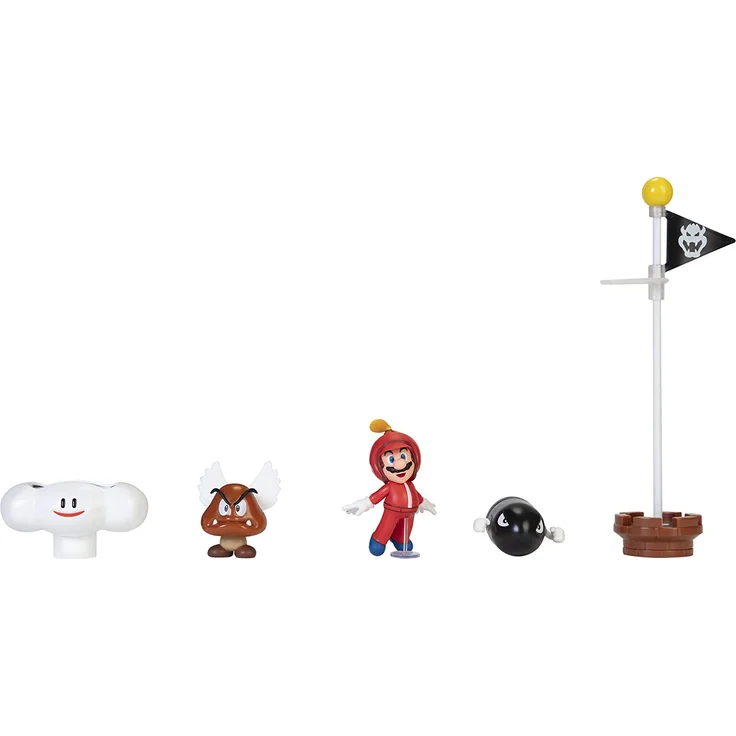 Jakks Pacific Super Mario Cloud Diorama set with 6. 5 cm figures – Bild 9