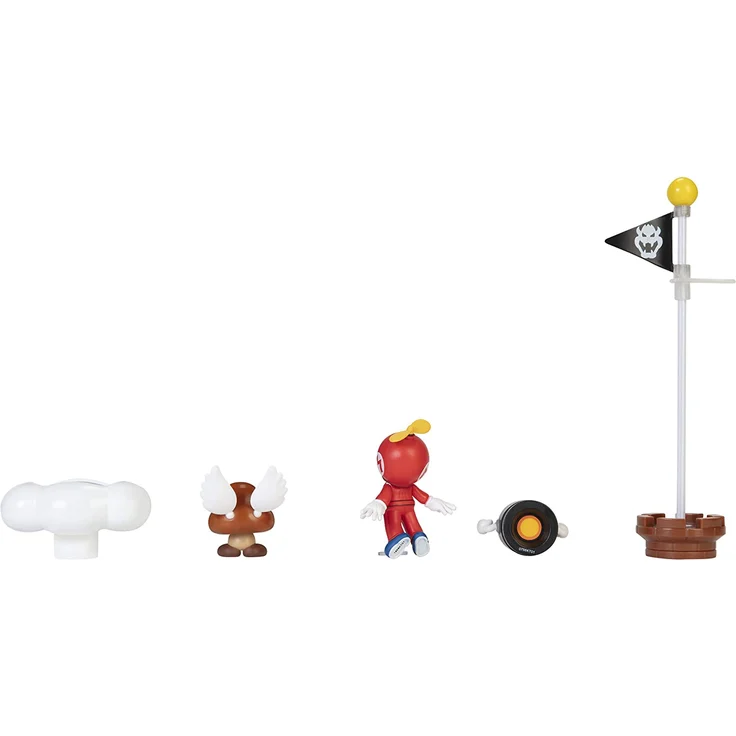 Jakks Pacific Super Mario Cloud Diorama set with 6. 5 cm figures – Bild 5