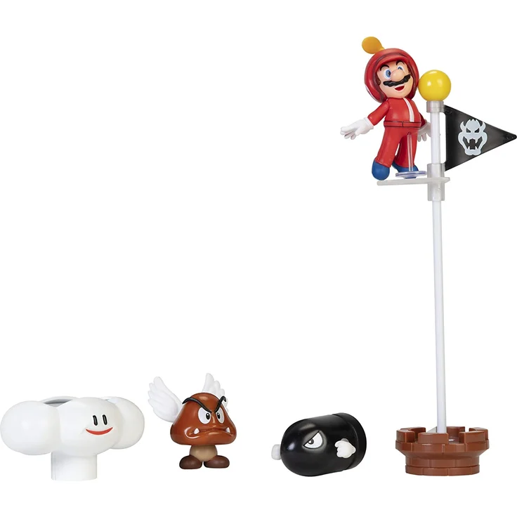 Jakks Pacific Super Mario Cloud Diorama set with 6. 5 cm figures – Bild 3