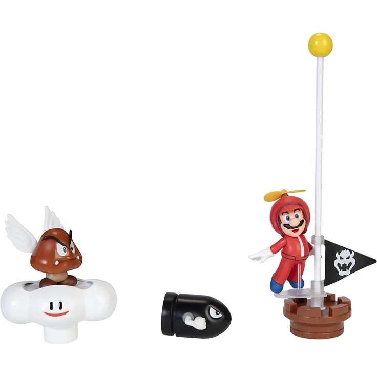 Jakks Pacific Super Mario Cloud Diorama set with 6. 5 cm figures – Bild 2