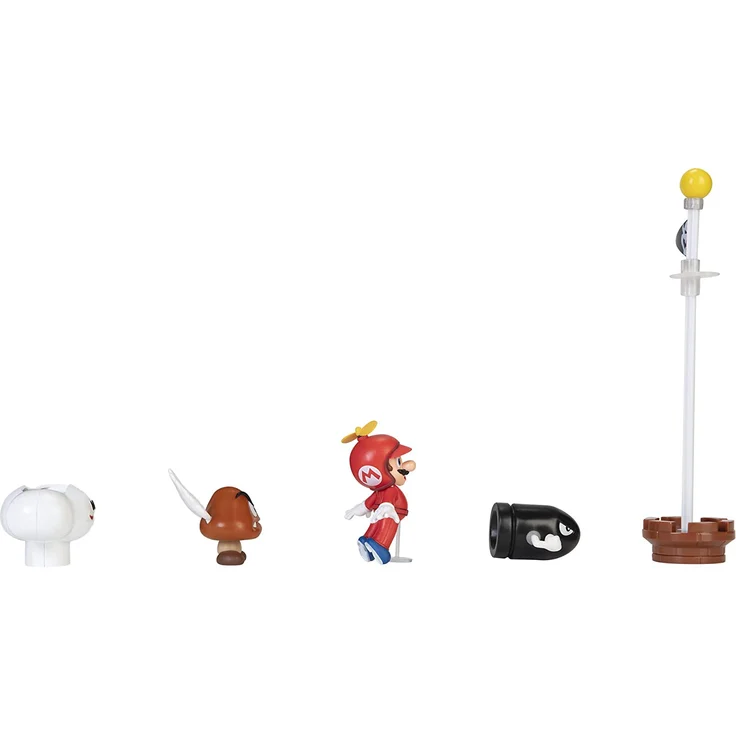 Jakks Pacific Super Mario Cloud Diorama set with 6. 5 cm figures – Bild 10