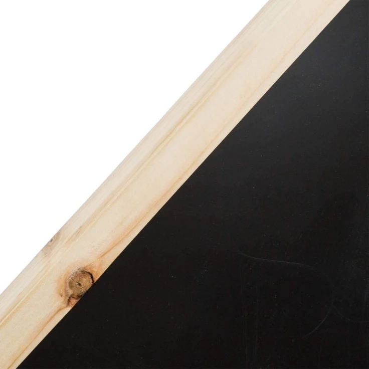 Atmosphera for kids 'Praktische Kreidetafel HÄUSCHEN', Tannenholz und MDF, Hausform, schwarz, 75 x 116 cm – Bild 2