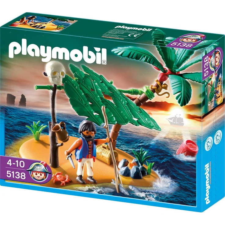 Playmobil 5138 - Schiffbrüchiger auf Palmeninsel - Preisvergleich – Bild 1