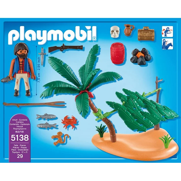 Playmobil 5138 - Schiffbrüchiger auf Palmeninsel - Preisvergleich – Bild 3
