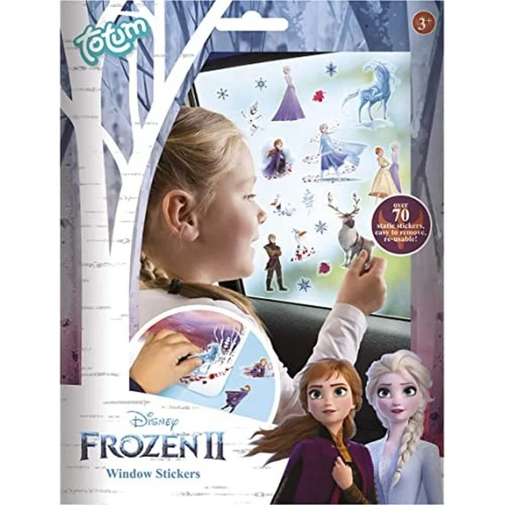 fensteraufkleber Frozen 2 - 4 Aufkleberblätter 70 Aufkleber – Bild 1
