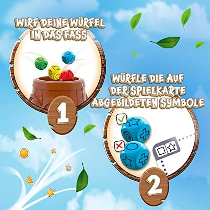 Trefl, Das Lachfass, Familienspiel, Würfelspiel, Kartenspiel, Gesellschaftsspiel für Erwachsene und Kinder ab 5 Jahren 2194 – Bild 4
