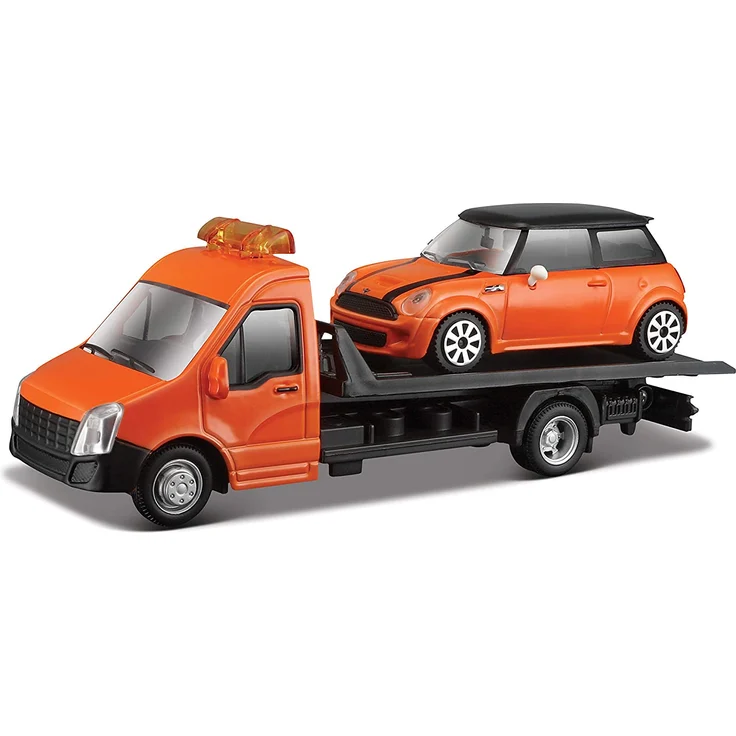 Bburago 15631400 1:43 Abschleppwagen mit 1 Fahrzeug Sortiert – Bild 4
