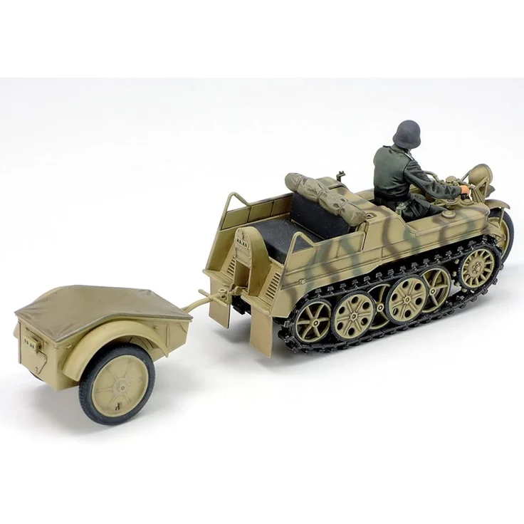 TAMIYA 35377-000 35377 1:35 Dt. Sd. Kfz. 2 Kettenkrad (Mit. Prod. ) -Originalgetreue Nachbildung, Modellbau, Plastik Bausatz, Basteln, Hobby, Modellbausatz, Zusammenbauen, unlackiert – Bild 2