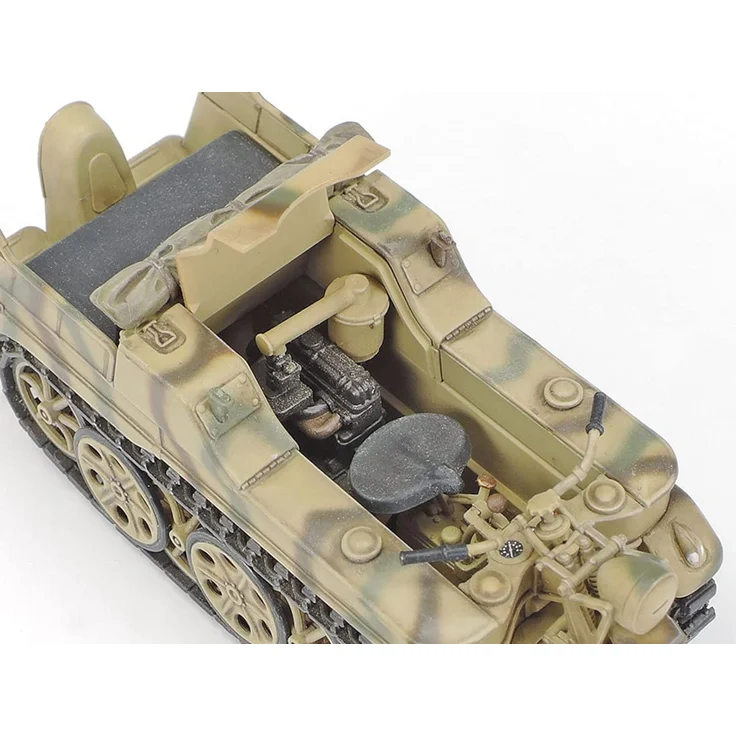 TAMIYA 35377-000 35377 1:35 Dt. Sd. Kfz. 2 Kettenkrad (Mit. Prod. ) -Originalgetreue Nachbildung, Modellbau, Plastik Bausatz, Basteln, Hobby, Modellbausatz, Zusammenbauen, unlackiert – Bild 4