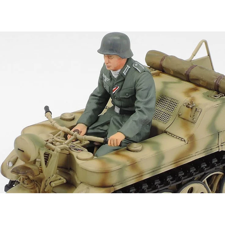 TAMIYA 35377-000 35377 1:35 Dt. Sd. Kfz. 2 Kettenkrad (Mit. Prod. ) -Originalgetreue Nachbildung, Modellbau, Plastik Bausatz, Basteln, Hobby, Modellbausatz, Zusammenbauen, unlackiert – Bild 6