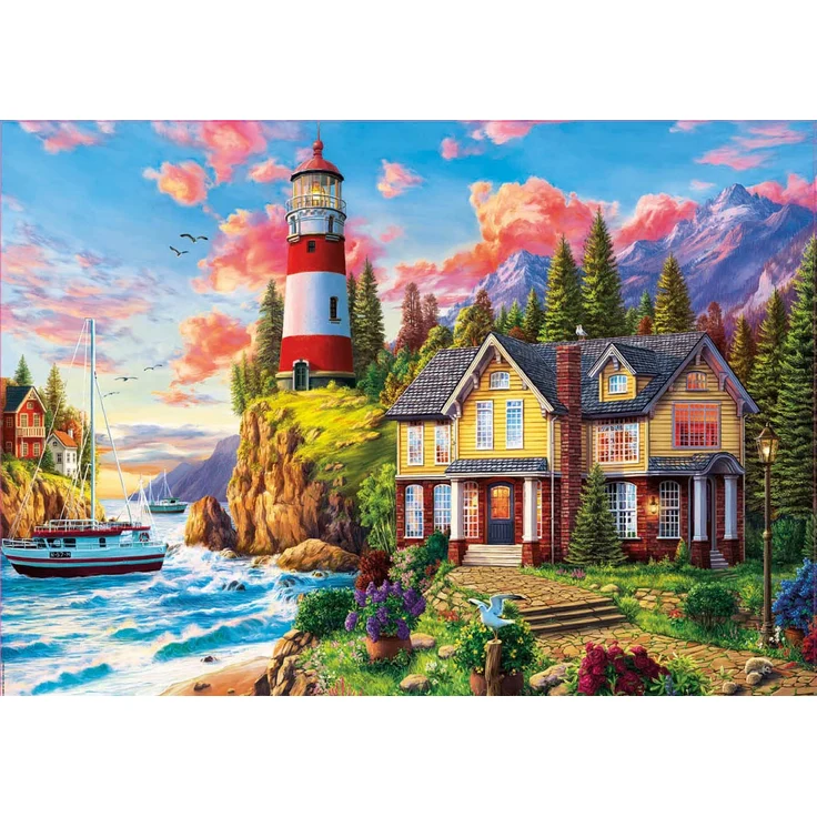 Educa 18507, Leuchtturm, 3000 Teile Puzzle für Erwachsene und Kinder ab 12 Jahren, Szenerie – Bild 2