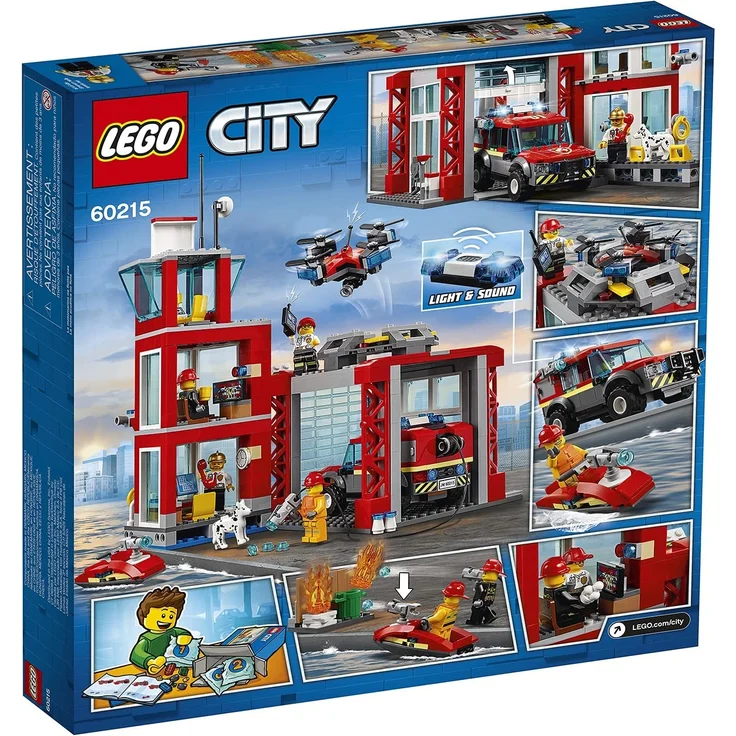LEGO City 60215 Feuerwehr-Station mit Feuerwehr-Minifiguren – Bild 6