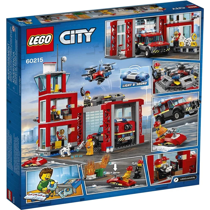 LEGO City 60215 Feuerwehr-Station mit Feuerwehr-Minifiguren – Bild 7