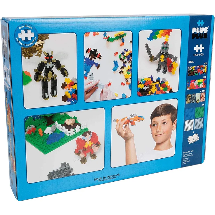 Plus-Plus Mini Basic: Learn to Build XL - 1200 Bausteine - Preisvergleich – Bild 6