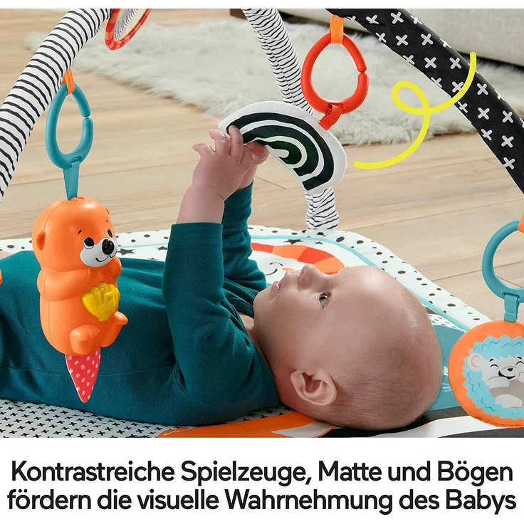 Fisher-Price Tierfreunde Kontrast-Spieldecke – Bild 4