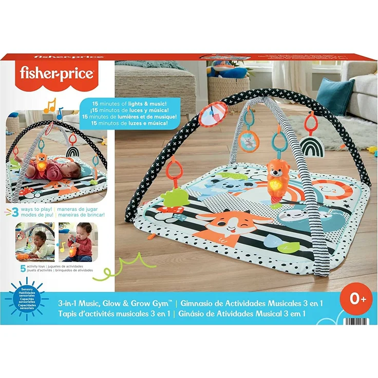 Fisher-Price Tierfreunde Kontrast-Spieldecke – Bild 6