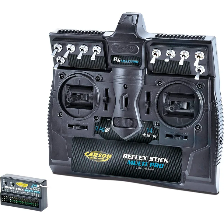 Carson 500501003 - Reflex Stick Multi Pro 2.4 GHz, 14 Kanal