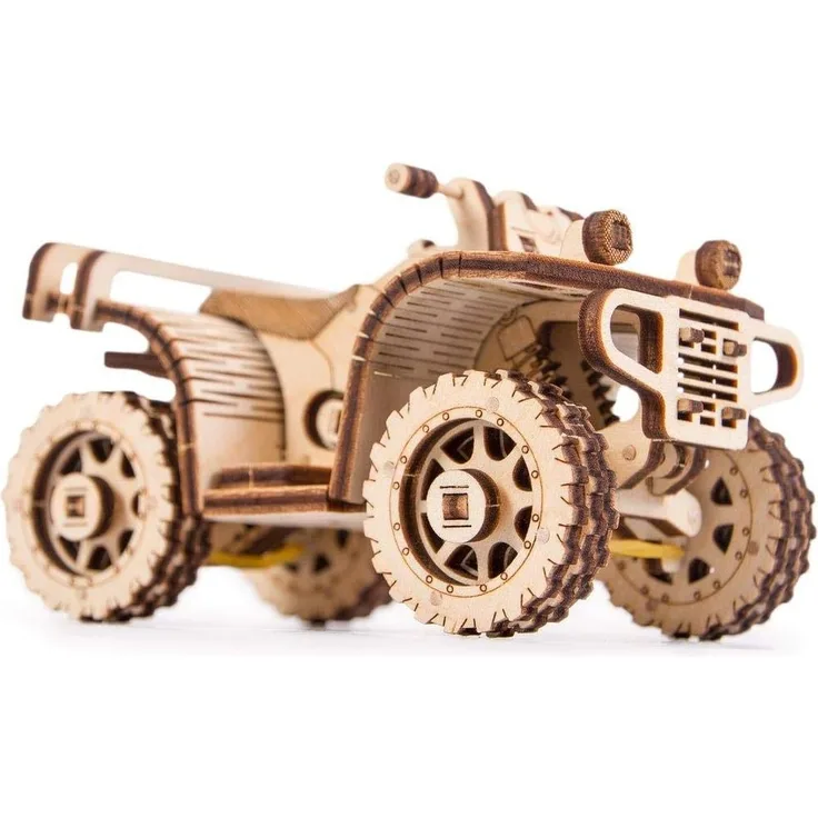 Wood Trick - Holz Modellbau ATV Quad Trailer geiegnet 57 Teile