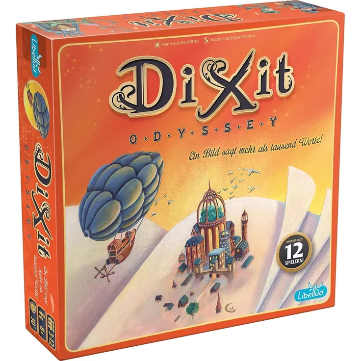 Libellud Asmodee Dixit Odyssey | Grundspiel | Familienspiel | Kartenspiel | 3-12 Spieler | Ab 8+ Jahren | 30+ Minuten | Deutsch
