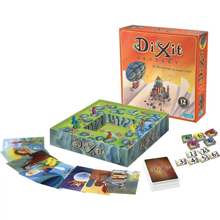 Libellud Asmodee Dixit Odyssey | Grundspiel | Familienspiel | Kartenspiel | 3-12 Spieler | Ab 8+ Jahren | 30+ Minuten | Deutsch – Bild 3