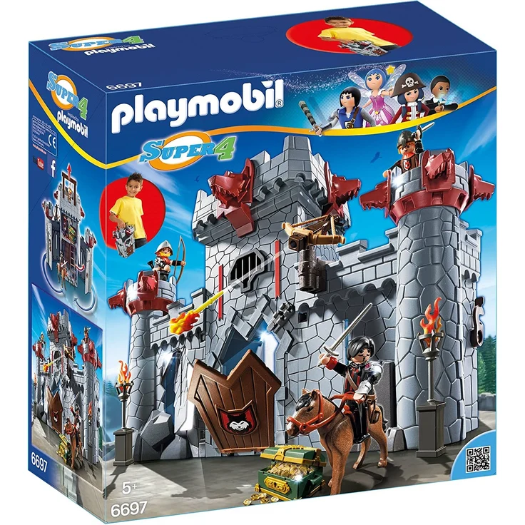 Playmobil 6697 - Burg des Schwarzen Barons zum Mitnehmen – Bild 1
