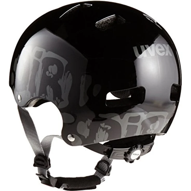 uvex 'Kid 3' Fahrradhelm schwarz in Gr. XXS/S (Kopfumfang: 51-55cm) – Bild 4