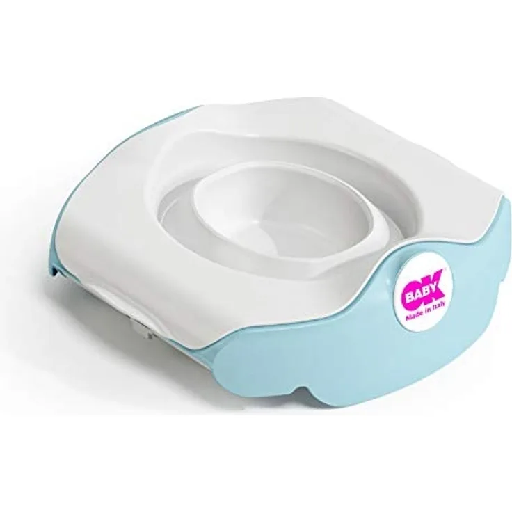 OK Baby N39055535X Roady - 3 in 1 Reisetöpfchen & Toilettenring, hellblau