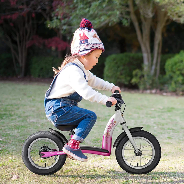 BIKESTAR '10 Zoll Classic Kinderlaufrad', ab 2 Jahren, höhenverstellbarer Lenker und Sattel, inkl. Seitenständer, grün – Bild 8