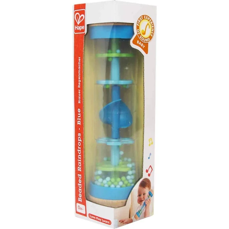 Hape E0328 - Blauer Regenmacher, Musikspielzeug, ab 0 Monaten – Bild 7