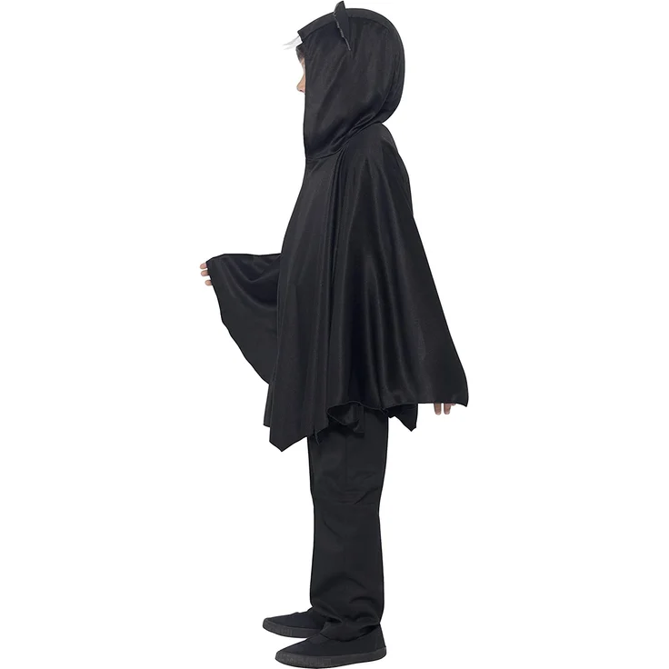 Halloween! Smiffys Umhang Fledermaus, Schwarz – Bild 2