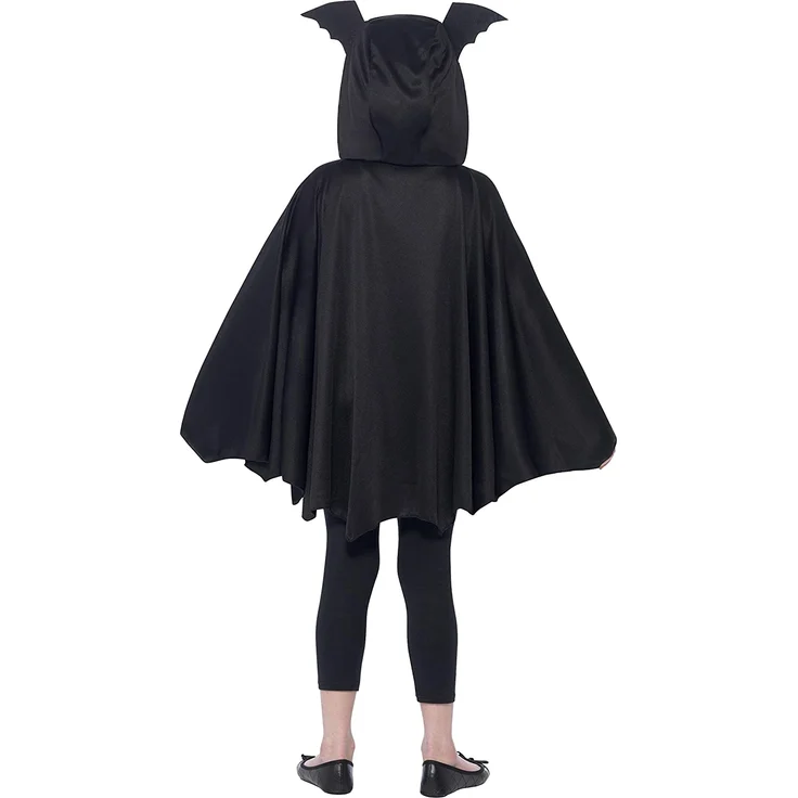 Halloween! Smiffys Umhang Fledermaus, Schwarz – Bild 6