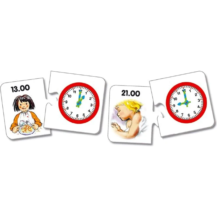 Noris 606076152 606076152-Lern die Uhr, Kinderspiel – Bild 4
