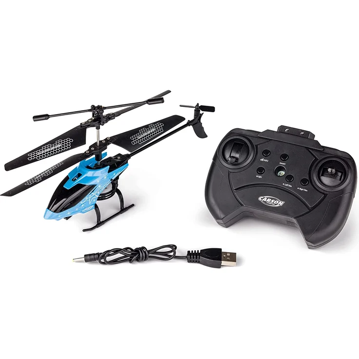 RC fjernstyret helikopter begyndermodel Carson RC Sport Tyrann 230 225 mm RtF – Bild 1