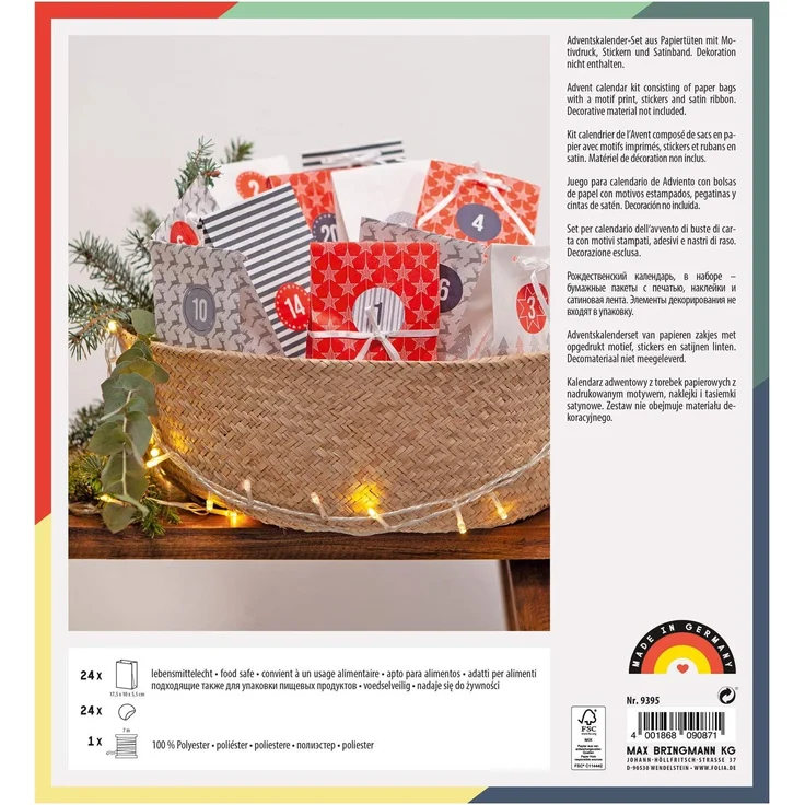 Adventskalender 24 Adventstütchen Style – Bild 2