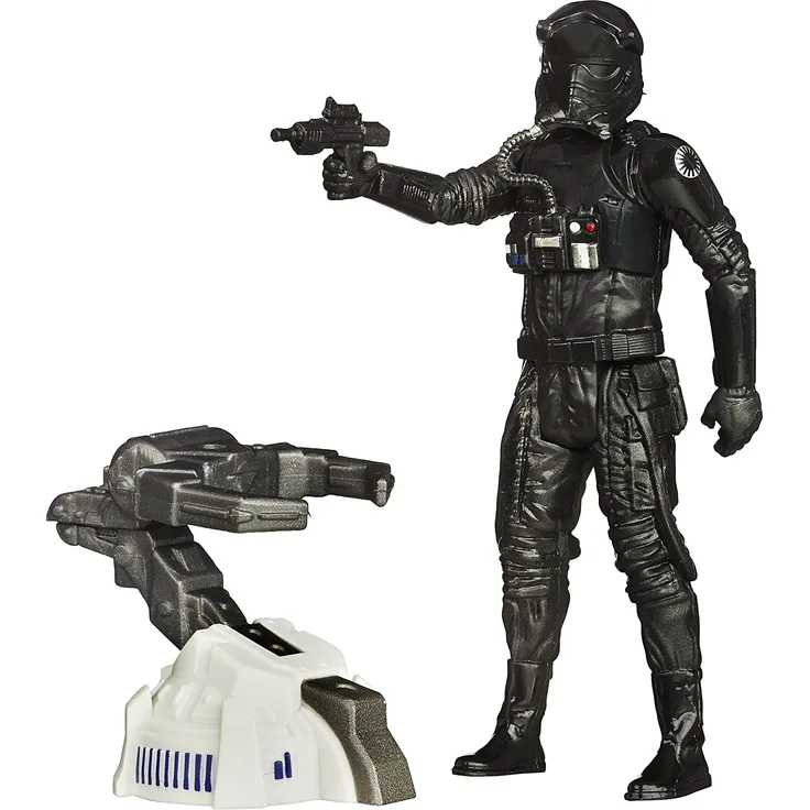 Hasbro Star Wars The Force Awakens 2015 First Order Tie Fighter Pilot with Build a Weapon Part