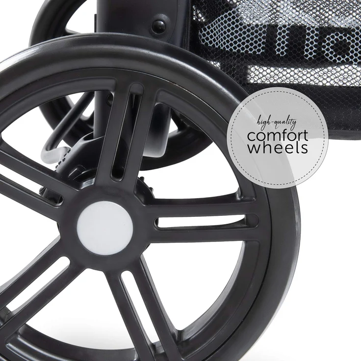 Hauck Geschwister Kinderwagen Roadster Duo SLX / 2 Kinder / Zwillinge / XL Räder / mit Liegeposition ab Geburt / Einhändig Faltbar / Belastbar bis 36 kg / Robust / Schmal / Extra Großer Korb / Grau – Bild 20