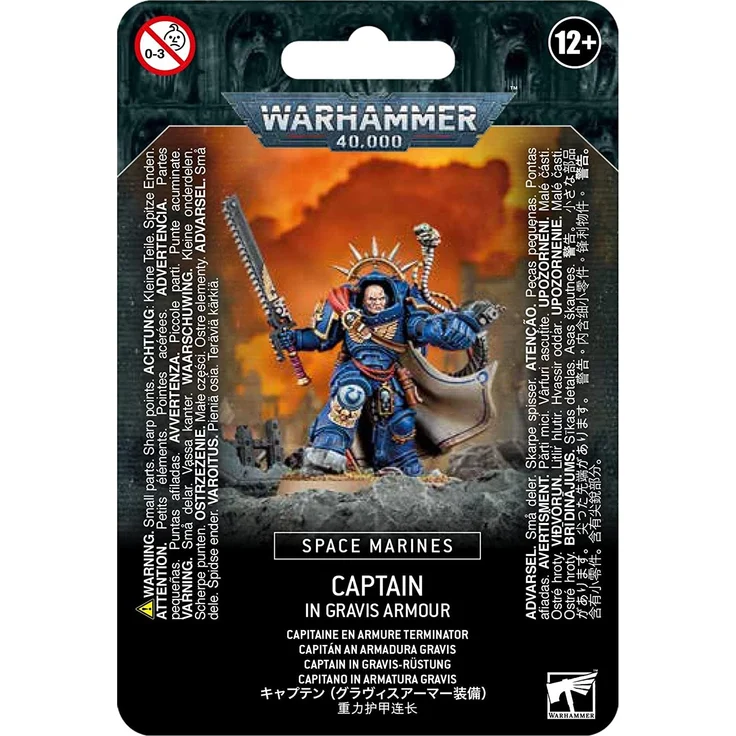 Warhammer 40 000 Space Marines: Captain In Gravis-Rüstung 48-70