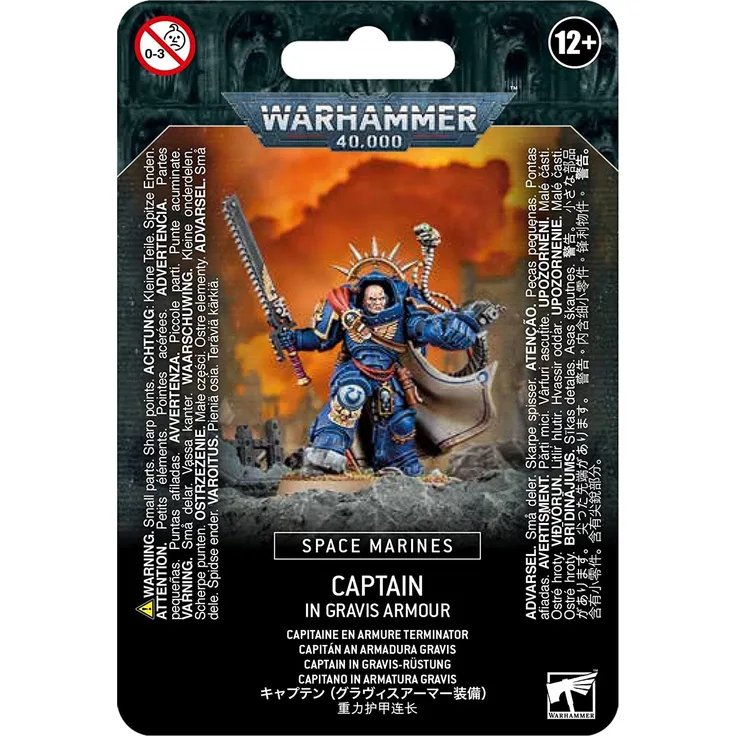 Warhammer 40 000 Space Marines: Captain In Gravis-Rüstung 48-70