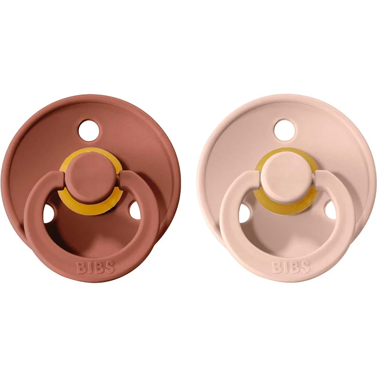 BiBs Retro Beruhigungssauger Woodchuck / Blush 6-18 Monate 2 Stück Rosa hell 1 – Bild 2