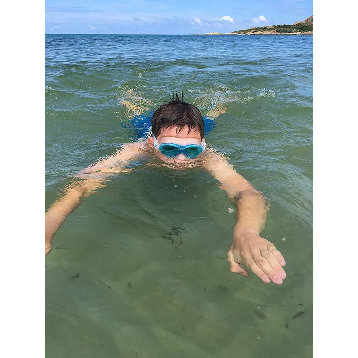 Schildkröt Kinder-Schwimmbrille Bali, Junior Tauchbrille, hochwertiges Silikon, Gute Passform, ab 4 Jahren, im Carrybag, 940050 – Bild 2