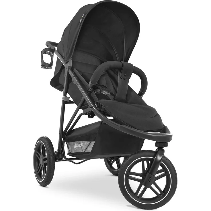 Hauck Dreirad Buggy Rapid 3R bis 25 kg, Großes Sonnenverdeck, Klein Zusammenklappbar, Höhenverstellbar, mit Liegefunktion, Große All Terrain Räder, Getränke Halter, Schwarz – Bild 42