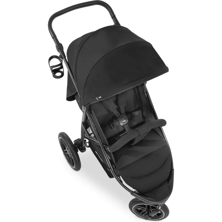Hauck Dreirad Buggy Rapid 3R bis 25 kg, Großes Sonnenverdeck, Klein Zusammenklappbar, Höhenverstellbar, mit Liegefunktion, Große All Terrain Räder, Getränke Halter, Schwarz – Bild 43
