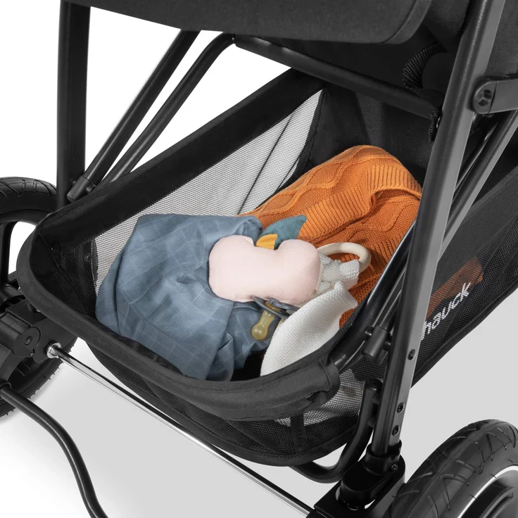 Hauck Dreirad Buggy Rapid 3R bis 25 kg, Großes Sonnenverdeck, Klein Zusammenklappbar, Höhenverstellbar, mit Liegefunktion, Große All Terrain Räder, Getränke Halter, Schwarz – Bild 34