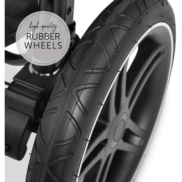 Hauck Dreirad Buggy Rapid 3R bis 25 kg, Großes Sonnenverdeck, Klein Zusammenklappbar, Höhenverstellbar, mit Liegefunktion, Große All Terrain Räder, Getränke Halter, Schwarz – Bild 29