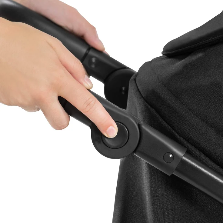 Hauck Dreirad Buggy Rapid 3R bis 25 kg, Großes Sonnenverdeck, Klein Zusammenklappbar, Höhenverstellbar, mit Liegefunktion, Große All Terrain Räder, Getränke Halter, Schwarz – Bild 19